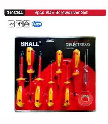 9pcs VED screwdriver set